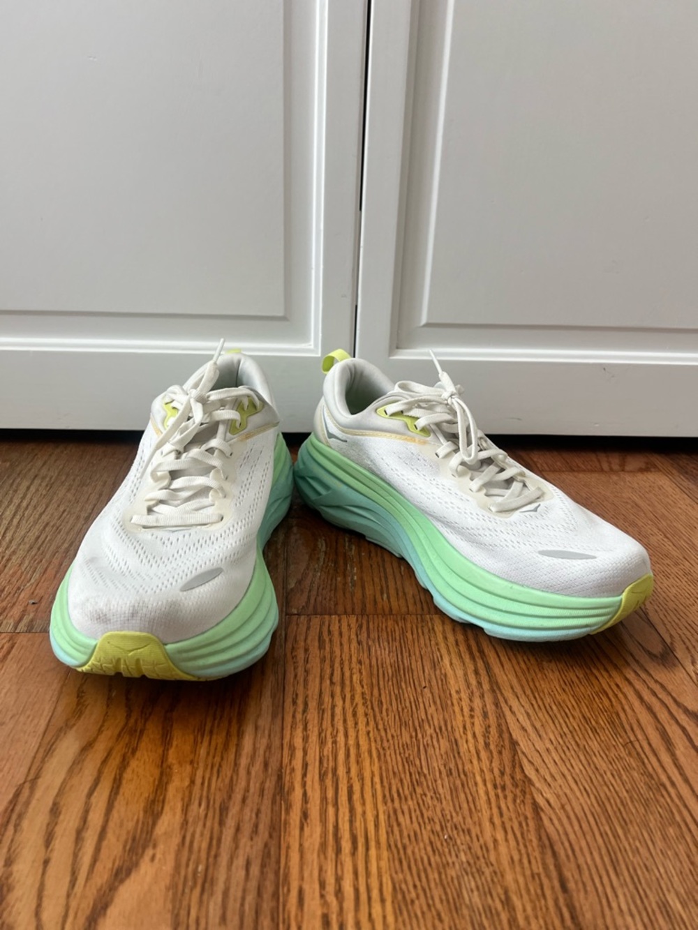 HOKA ONE ONE Bondi 8 D Wide 'Champagne White Sea Blue'